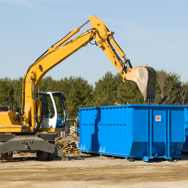 can i choose the location where the residential dumpster will be placed in Haverhill Minnesota